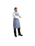 Tablier Halter - Unisexe - Bleu/Blanc - 71 x 78 CM - Polyester/Coton - Vêtement Chefs Blancs - A554 A554 €11.69 Tabliers et tabliers à bavette