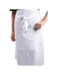 Tablier - Unisexe - Regular Fit - Blanc - 100 x 70 CM - Polyester/Coton - Vêtements de Chefs Blancs - B132 B132 €9.99 Tabliers et tabliers à bavette