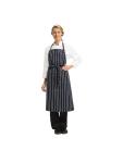 Tablier - Unisexe - Bleu/Blanc - 94 x 99 CM - Polyester/Coton - Chef Works - B249 B249 €25.99 Tabliers et tabliers à bavette
