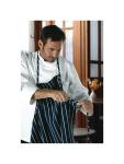 Tablier - Unisexe - Bleu/Blanc - 94 x 99 CM - Polyester/Coton - Chef Works - B249 B249 €25.99 Tabliers et tabliers à bavette