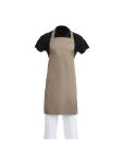 Tablier Halter - Unisexe - Marron Clair - 96,5 x 71,1 CM - Polyester/Coton - Vêtements de Chefs Blancs - B429 B429 €9.19 Tabliers et tabliers à bavette