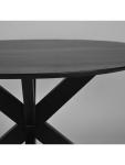 Table d'appoint Hendriks - Rond - Noir - Mango - Ø130 CM - G-Line 85286 €449.00 Tables de restauration