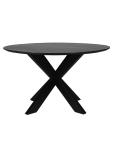 Table d'appoint Hendriks - Rond - Noir - Mango - Ø140 CM - G-Line 85285 €409.00 Tables de restauration