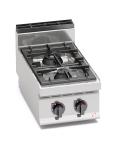 Plaque de cuisson à gaz - 2 brûleurs - Haute puissance - Modèle de table - Berto's - G7F2B G7F2B €999.00 La ligne 700 de Berto