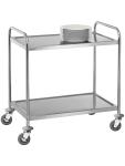 Chariot de service - 2 plateaux - Inox - Démontable - Bartscher - A300062 A300062 €101.00 Chariots de service