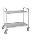 Chariot de service - 2 niveaux - Moyen - H 81 x 85,5 x 45,5 CM - Inox - Vogue - F997 F997 €106.83 Chariots de service