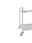 Chariot de service - 2 niveaux - Large - H 93 x 86 x 53,5 CM - Inox - Vogue - F998 F998 €122.23 Chariots de service
