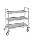 Chariot de service - 3 niveaux - Petit - H 82,5 x 71 x 40,5 CM - Inox - Vogue - F993 F993 €81.86 Chariots de service