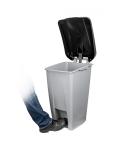 Poubelle à pédale - H 70 x 49 x 38 CM - 3,91 KG - Gris - 60 Litres - Denox - 600060 E600060 €42.50 Poubelles