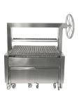 Houtskoolgrill - Verstelbare Roosters - Zwenkwielen - RVS - G-Line HW-61279 €3,399.00 Houtskoolbarbecue