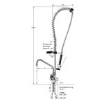 Douchette prélavage - Avec mitigeur - G-Line HW-17508 €199.00 Mélangeurs