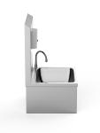 Lavabo en acier inoxydable - Commande au genou - Profondeur 33,5 cm - G-Line 17128 €179.00 Éviers en acier inoxydable