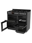 Cuisinière à gaz - 7 brûleurs - 2 fours électriques - Gril - Rangement - Beige - 400V - G-Line 75718 €999.00 Cuisinières à gaz avec four