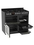 Cuisinière à gaz - 7 brûleurs - 2 fours électriques - Gril - Rangement - Beige - 400V - G-Line 75718 €999.00 Cuisinières à gaz avec four