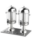 Distributeur de jus - Double - 2 x 8 litres - acier inoxydable - G-Line 76602 €139.00 Distributeurs de boissons réfrigérées
