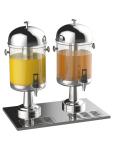 Distributeur de jus - Double - 2 x 8 litres - acier inoxydable - G-Line 76602 €139.00 Distributeurs de boissons réfrigérées