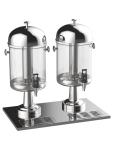 Distributeur de jus - Double - 2 x 8 litres - acier inoxydable - G-Line 76602 €139.00 Distributeurs de boissons réfrigérées