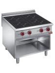 Cuisinière - Induction - 4 Zones - 4 x 5kW - Base ouverte - Diamant - E9/4IDA8 E9/4IDA8 €12,249.75 Ligne Diamond 900