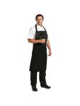Tablier Halter - Unisexe - Noir - 104 x 90 CM - Polyester/Coton - Vêtements de Chef Blancs - B887 B887 €16.99 Tabliers et tabliers à bavette