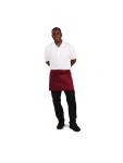 Tablier - Court - Unisexe - Bordeaux - 75 x 37,5 CM - Polyester/Coton - Vêtements de Chefs Blancs - BB177 BB177 €7.69 Tabliers et tabliers à bavette