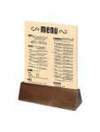 Porte-cartes menu - 10 pièces - H 4,2 x 15 x 4,6 CM - Bois - Olympia - CM921 CM921 €29.28 Accessoires de table