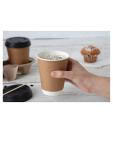 Tasse à café avec couvercle - 0,35 Litre - 50 pièces - Noir - H 1,7 CM - Fiesta - CW717 CW717 €4.89 Overige