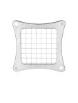 Groentesnijder - 9.5 mm - Groen - H 47 x 25.3 x 25.3 CM - Aluminium/RVS - Vogue - DB345 DB345 €116.04 Groentesnijmachine / cutter