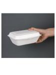 Boîtes repas jetables - 0,5 Litre - 250 pièces - H 6,6 x 18,2 x 13,5 CM - Bagasse - Fiesta Green - DW248 DW248 €55.45 Emballage jetable