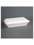 Boîtes repas jetables - 0,7 Litre - 250 pièces - H 6,4 x 24,8 x 16,1 CM - Bagasse - Fiesta Green - DW249 DW249 €67.70 Emballage jetable