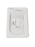 Couvercle bac gastronorme - 1/9 GN - 10,8 x 17,6 CM - inox - Vogue - DW460 DW460 €2.99 Couvercles GN en acier inoxydable
