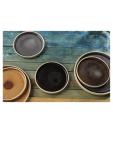 Assiette - 6 pièces - Noir - Ø 18 x H 1,5 CM - Grès - Olympia - FA314 FA314 €108.50 Assiettes