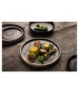 Assiette - 6 pièces - Noir - Ø 18 x H 1,5 CM - Grès - Olympia - FA314 FA314 €108.50 Assiettes