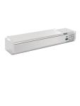 Vitrine réfrigérée - 7 x GN 1/4 - H 27,4 x 150 x 33,5 CM - 230 V - Polar - FA855 FA855 €555.28 Vitrine avec couvercle en acier inoxydable