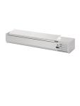 Vitrine réfrigérée - 7 x GN 1/4 - H 27,4 x 150 x 33,5 CM - 230 V - Polar - FA855 FA855 €555.28 Vitrine avec couvercle en acier inoxydable