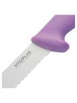 Couteau à pain - Rouge/Violet - H 2,2 x 3,5 x 33,7 CM - Inox - Hygiplas - FP731 FP731 €6.49 Couteaux