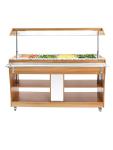 Warmhoudbuffet - 4 x 1/1 GN - H 133.8 x 149 x 76.6 CM - 2000 W - 220-240 V - Buffalo - CR904 CR904 €1,476.00 Warmhoudbuffetten