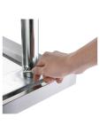 Table de découpe - H 90 x 90 x 60 CM - Inox - Vogue - CB911 CB911 €495.00