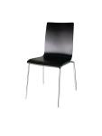 Chaise de restauration - 4 pièces - Noir - H 85,5 x 50,5 x 52 CM - Bois/Acier - Bolero - GR345 GR345 €239.00 Chaises en bois