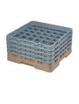 Panier lave-vaisselle - 36 compartiments - Beige - H 26,7 x 50 x 50 CM - Polypropylène - Cambro - DE796 DE796 €106.94 Paniers à vaisselle pour les verres à bec