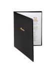 Menumap - A4 - Zwart - H 31.5 x 23.5 x 1.1 CM - PVC - Olympia - E217 E217 €8.59 Presentatie