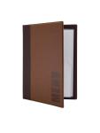 Chemise menu - A4 - Marron - H 33,8 x 24,5 x 0,5 CM - Similicuir - Securit - H721 H721 €17.59 Présentation