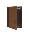 Chemise menu - A4 - Marron - H 33,8 x 24,5 x 0,5 CM - Similicuir - Securit - H721 H721 €17.59 Présentation