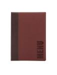 Menumap - A4 - Rood - H 33.9 x 24.5 x 0.5 CM - Pu Leer - Securit - H717 H717 €19.83 Presentatie