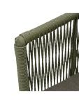 Salon de jardin Lille - 4 pièces - Vert olive - Rotin - G-Line HW-140803 €499.00 Table de terrasse