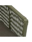 Salon de jardin Lille - 4 pièces - Vert olive - Rotin - G-Line HW-140803 €499.00 Table de terrasse