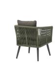 Salon de jardin Lille - 4 pièces - Vert olive - Rotin - G-Line HW-140803 €499.00 Table de terrasse