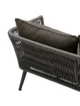 Salon de jardin Lille - 4 pièces - Anthracite - Rotin - G-Line HW-140804 €499.00 Table de terrasse