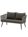 Salon de jardin Lille - 4 pièces - Anthracite - Rotin - G-Line HW-140804 €499.00 Table de terrasse