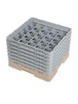 Panier lave-vaisselle - 25 compartiments - Beige - H 34,9 x 50 x 50 CM - Polypropylène - Cambro - DW557 DW557 €121.02 Paniers à vaisselle pour les verres à bec
