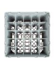 Panier lave-vaisselle - 25 compartiments - Beige - H 34,9 x 50 x 50 CM - Polypropylène - Cambro - DW557 DW557 €121.02 Paniers à vaisselle pour les verres à bec